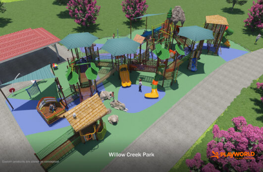 basin recreation to install all-abilities playground at willow creek park